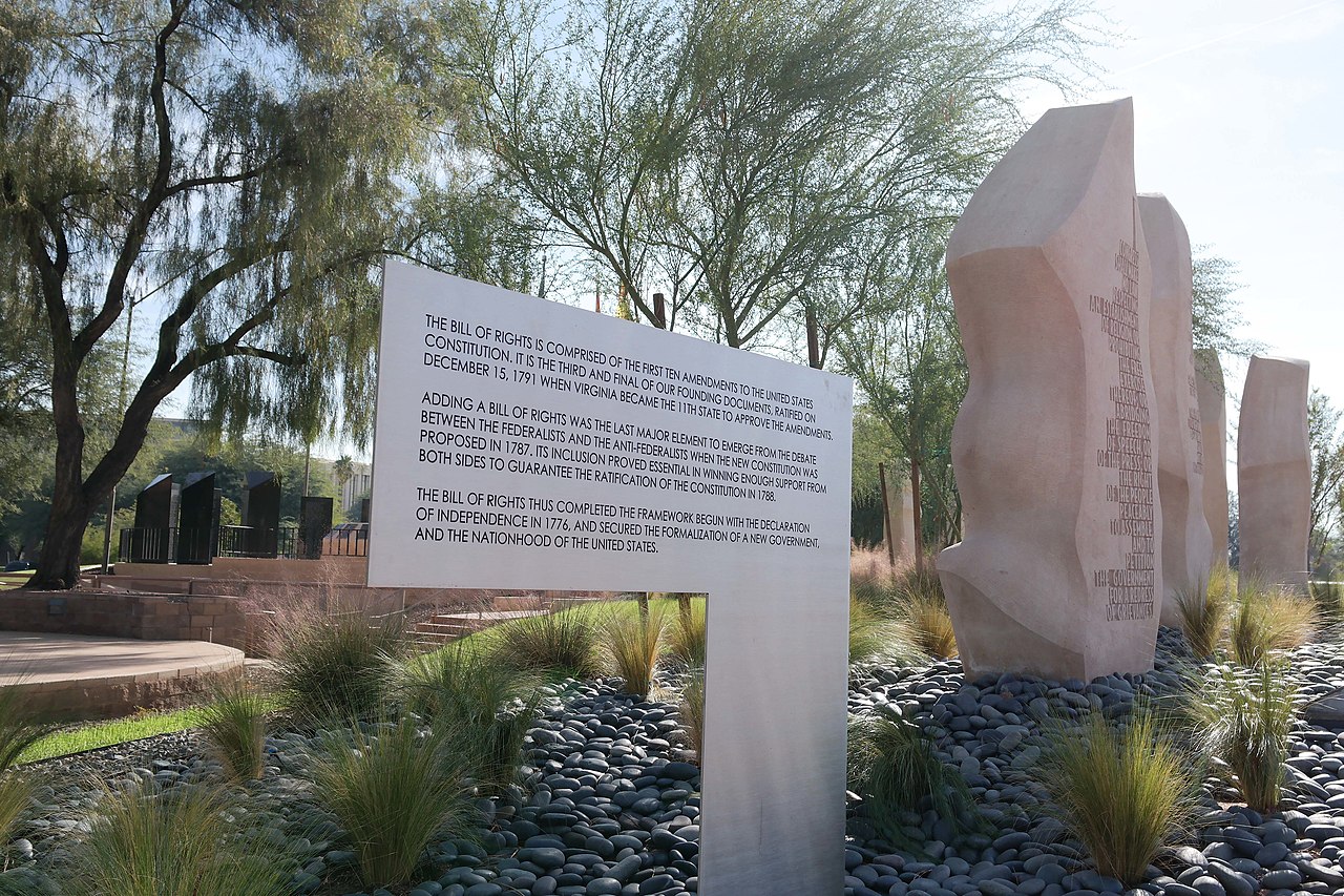 For the Grand Experiment, an image of The Bill of Rights from https://commons.wikimedia.org/wiki/File:Bill_of_Rights_Memorial-2.jpg